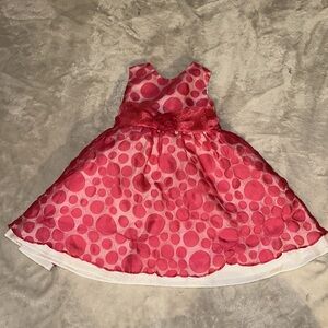 🌺Rare Editions Pink dot dress , size 3T, very nice 🌺
